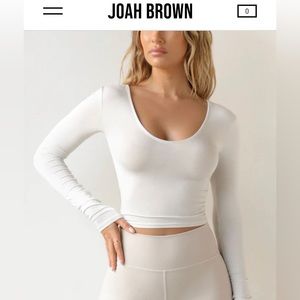 Joah Brown scoop neck top